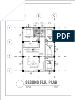 Second Flr. Plan: Scale 1:100M