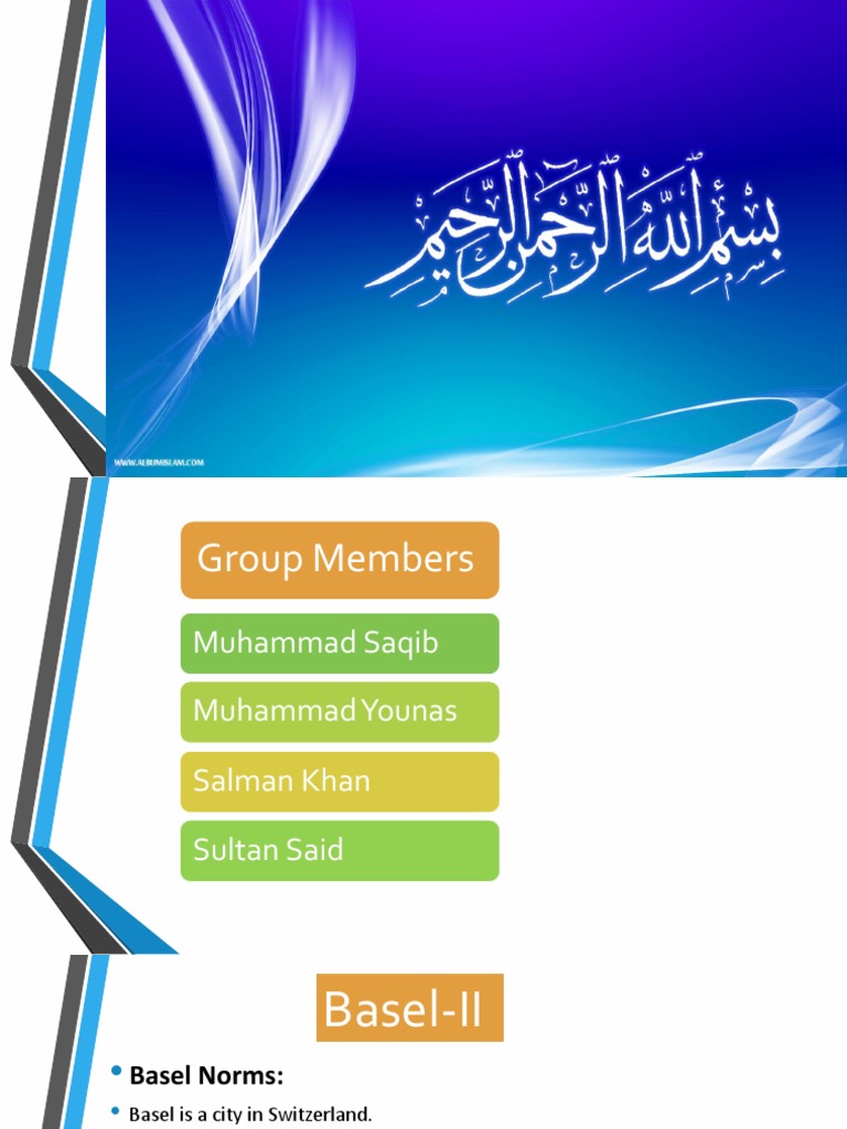 Basel II Presentation | PDF | Basel Ii | Capital Requirement