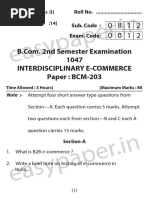 Bcom Interdisciplinary E-Commerce 17 2