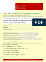 Volume 1 Issue 1 - Homonyms PDF