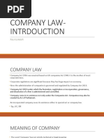 Company Law Intrdouction