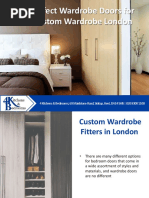 Professional London Replacement Wardrobe Door Fitters