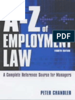 0749438894 - A - Z of Employment Law