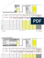 Allocation worksheet