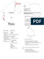 Baulkham Hills 2011 Physics Trials & Solutions PDF