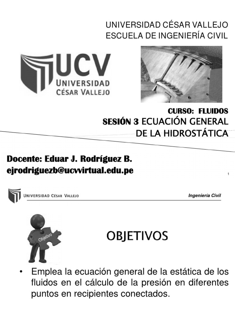 Sesión 3 FLUIDOS Ecuación General de