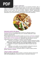 Valoarea Nutritiva Si Importanta Produselor Alimentare