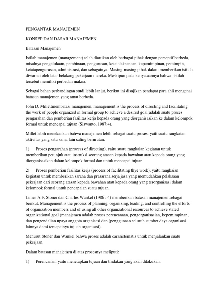 Pengantar Manajemen Pdf