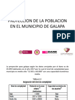 Proyeccion de La Poblacion en El Municipio de Gapalapa Andres