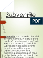 Subventiile