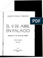 EL 9 de Abril en Palacio - Joaquin Estrada