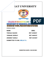 Adigrat University: Welay G