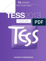 Evaluation Certificative - TESS - 2013 - Histoire - Dossier de Presentation de L'epreuve (Ressource 11092)