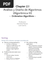 2 1 Ordenation Algorithms