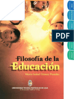 Filosofia de La Educacion PDF
