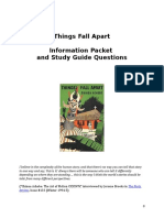 Things Fall Apart Information Packet and Study Guide Questions