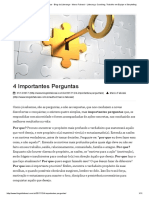 4 Importantes Perguntas - Blog Da Liderança - Marco Fabossi - Liderança, Coaching, Trabalho em Equipe e Storytelling