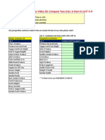 Highline Excel 2013 Class Video 26: Compare Two Lists: Is Item in List? Is Item Not in List?