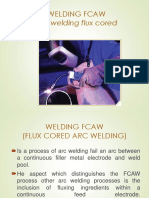 WELDING FCAW Arc Welding Flux Cored