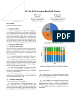 Predict European Football Game Results Using Logistic Regression