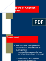 Foundations of American Government