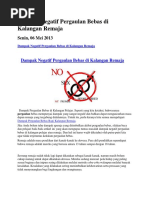 Download Dampak Negatif Pergaulan Bebas Di Kalangan Remaja by shelina SN379425534 doc pdf