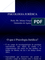 O que é Psicologia jurídica 