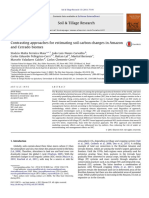 Contrasting approaches for estimating soil carbon changes in Amazon and Cerrado biomes