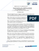 004-2017. - Ordenanza Derogatoria, Codificación y Actualización A La Ordenanza para La Organización, Administración y Funcionamiento Del Registro de Propiedad Del Cantón Durán