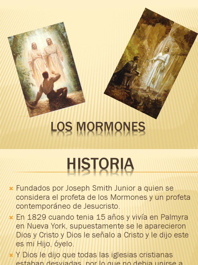 Los Mormones | PDF | La Iglesia de Jesucristo de los Santos de los ...