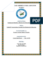 Unidad II-Fundamentos Filosoficos e Historicos de La Educacion Dominicana