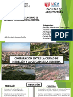 Comparacion de Ciudades Sostenibles Curitiva y Medellin