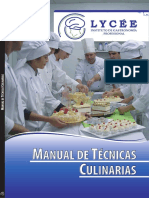 0A - Manual de Técnicas Culinarias - Parte 1-1 PDF