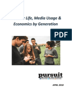 Outdoor Life, Media Usage & Economics by Generation: Pursuit Channel White Paper