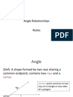 Angle Relationships Notes