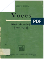 VOCES Diario de Trabajo Rodolfo Usigli