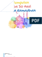 Doa Pada Bulan Ramadhon