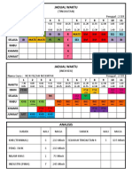 Jadual Waktu Kosong (11 Waktu)