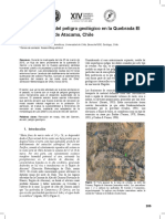 Caracterización Del Peligro Geológico en La Quebrada El Carrizo, Región de Atacama, Chile