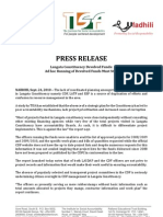 Press Release Langata - TISA