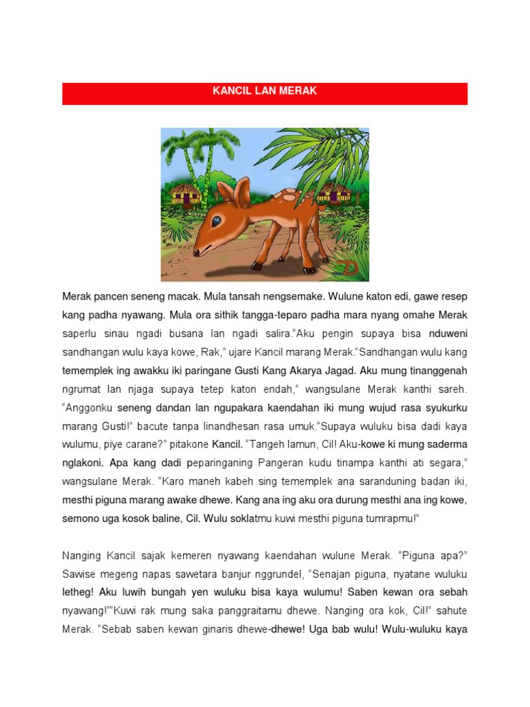 Kancil Lan Merak Pdf