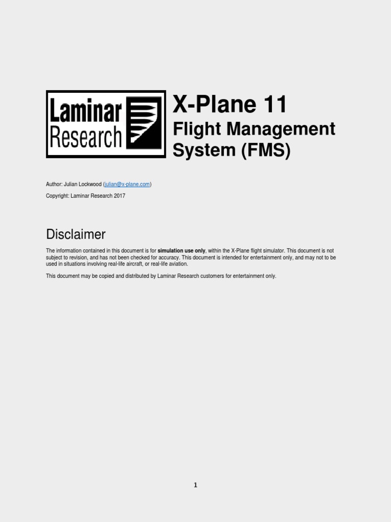FMS Manual | PDF | Cockpit | Aviation