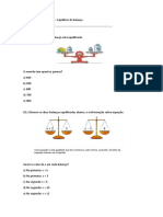 Avaliação de Matemática