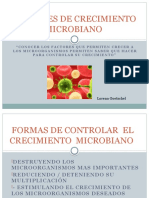 2° . - Factores de Crecimiento Microbiano