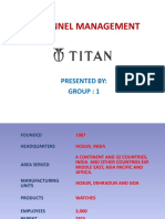 Channel Management and Marketing Strategies of Titan Watches