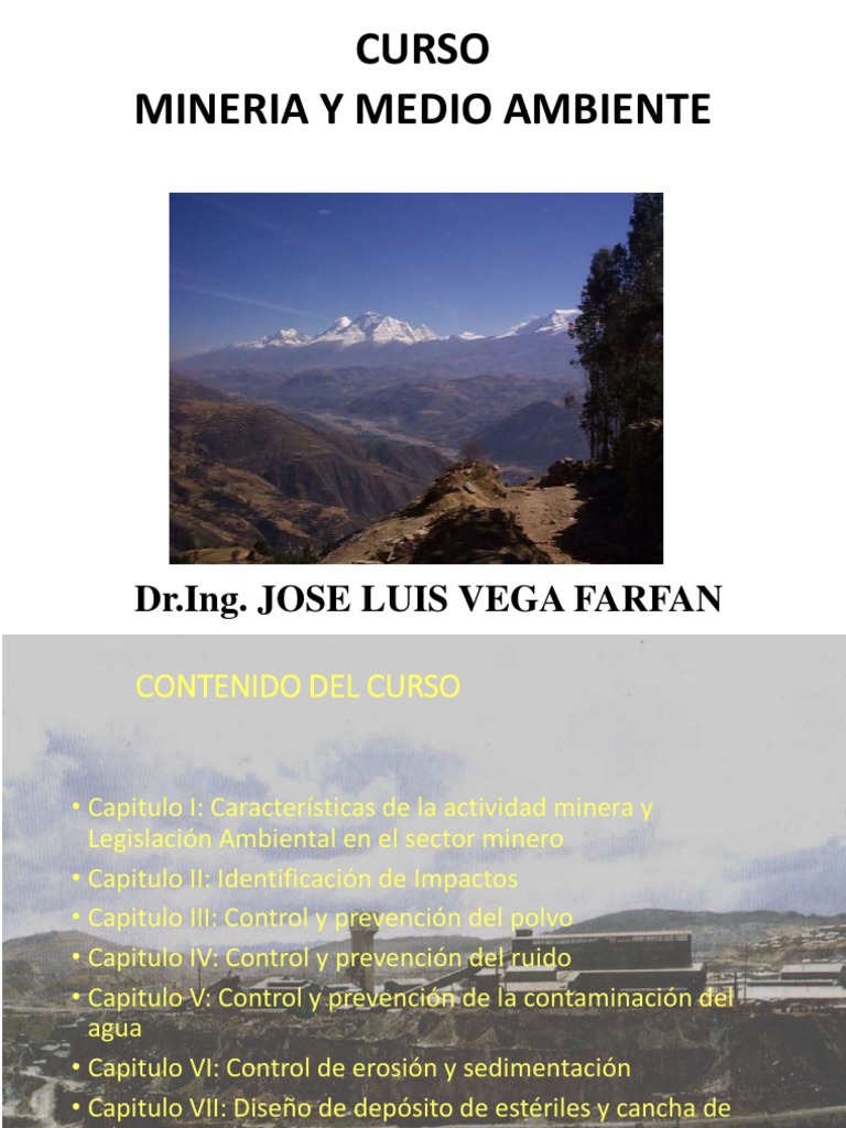Tema I - Características de La Actividad Minera y Legislacion | PDF ...
