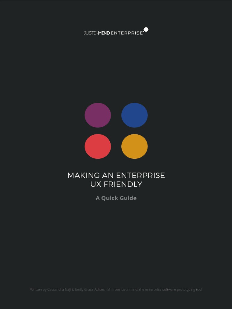 Making An Enterprise UX-Friendly - Free Justinmind Ebook PDF | PDF ...