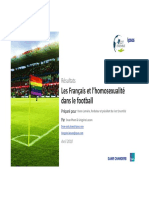 Ipsos Pour Foot Ensemble Les Français Et L'homosexualité Dans Le Football