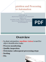 Image Acquisition and Processing For Automation