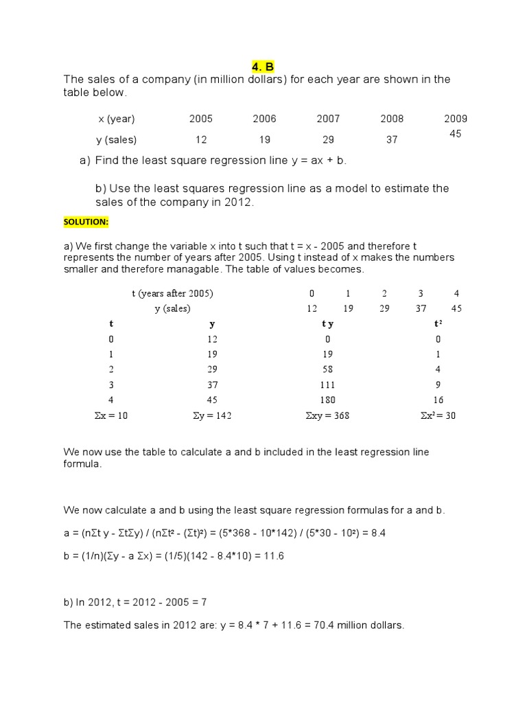Solution For 4.B | PDF